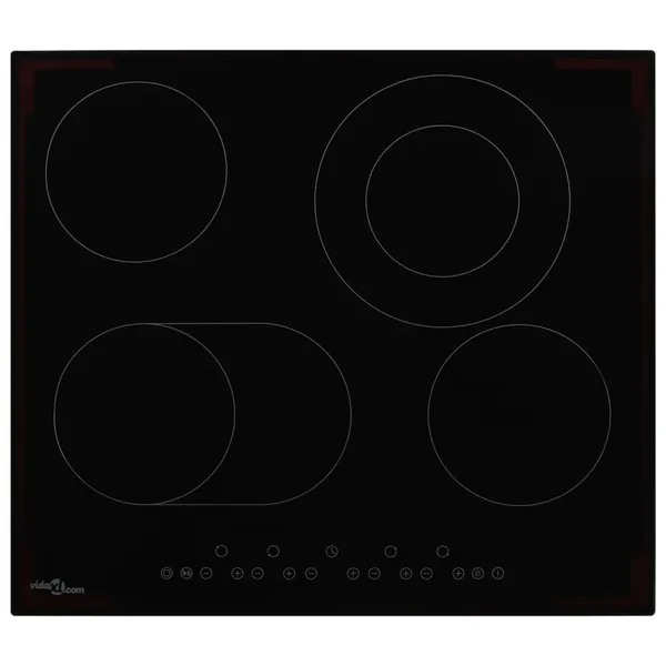 Plaque de cuisson Céramique 4 brûleurs Contrôle tactile 6600 W