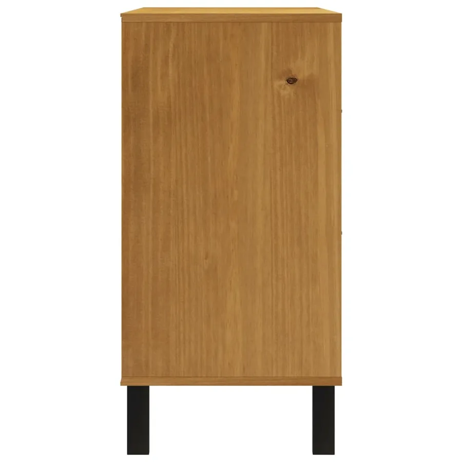 Commode FLAM 110x40x80 cm bois de pin massif - 6