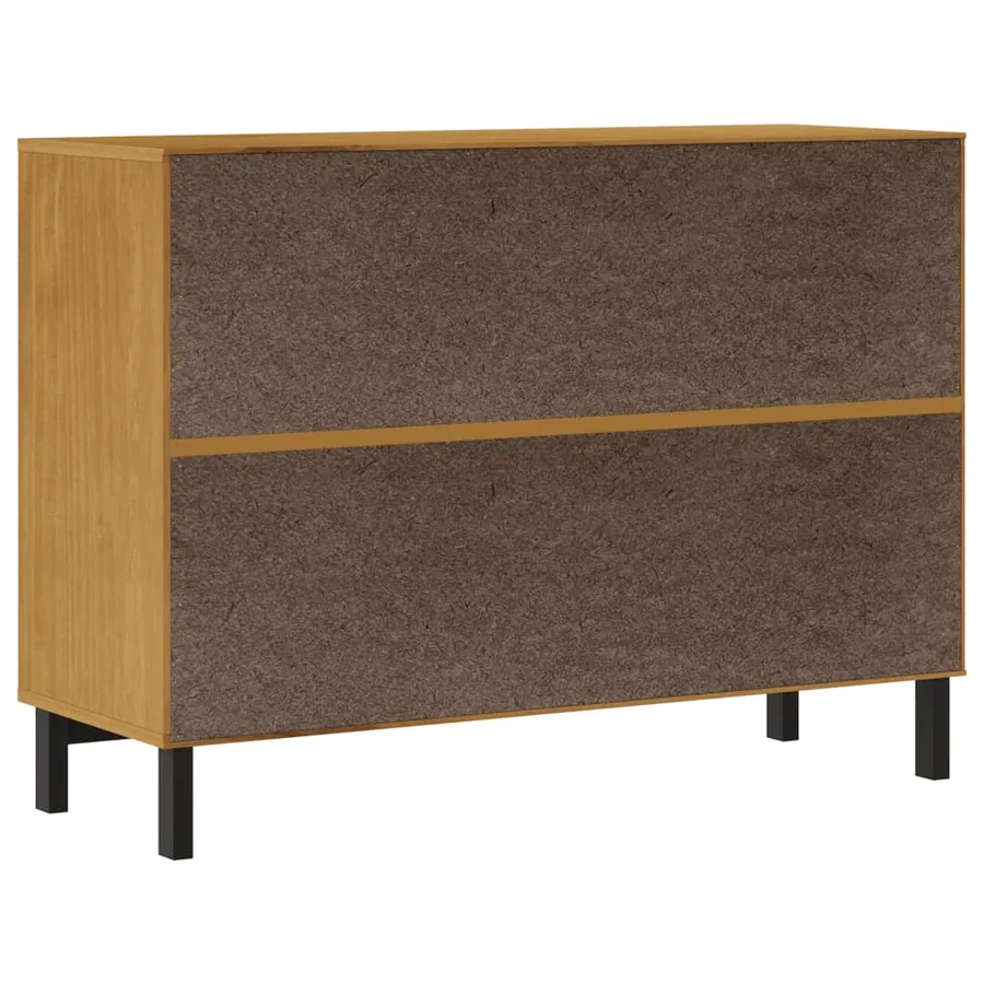 Commode FLAM 110x40x80 cm bois de pin massif - 7