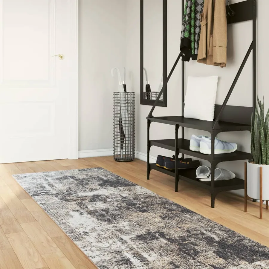 Tapis lavable multicolore 80x300 cm