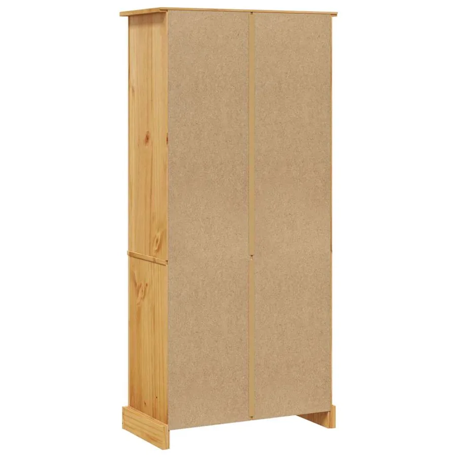 Bibliothèque 5 niveaux Gamme Corona Pin mexicain 80x40x170 cm - 5