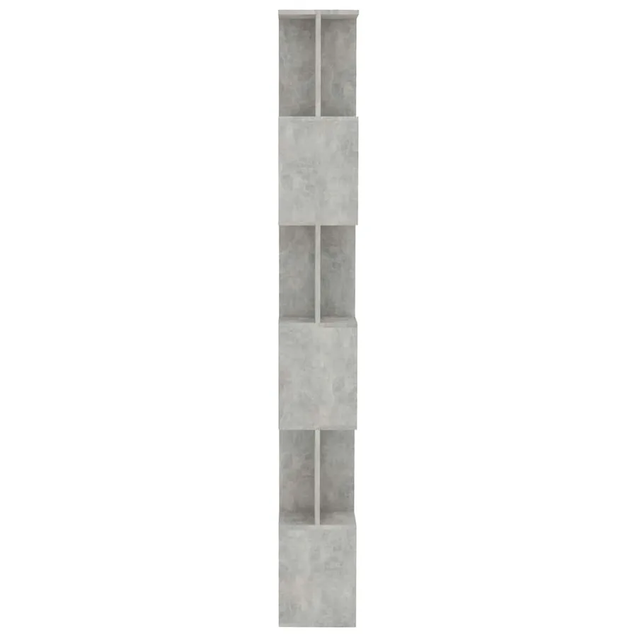 Bibliothèque/Séparateur de pièce Gris béton Bois d'ingénierie - 6