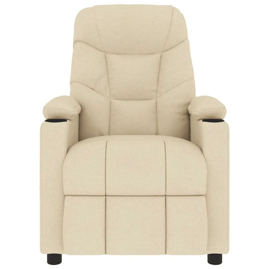 Fauteuil de massage Crème Tissu - 3