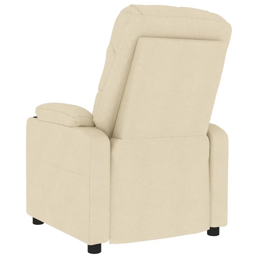 Fauteuil de massage Crème Tissu - 5