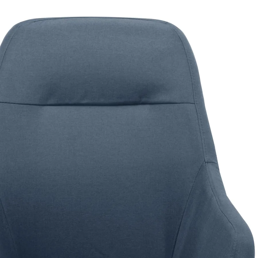 Chaise à bascule Bleu Tissu - 6