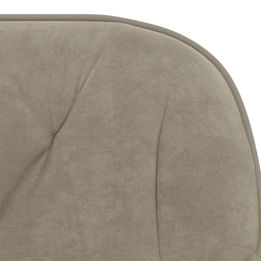 Chaises pivotantes à manger lot de 2 Gris clair Velours - 8