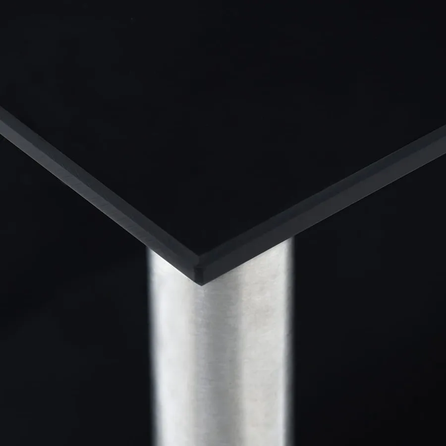 Étagère de cuisine Noir 45x16x26 cm Verre trempé - 4
