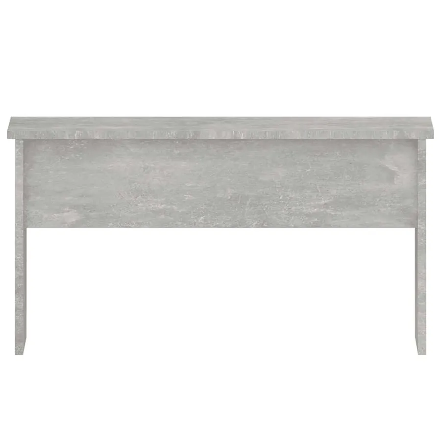 Table basse gris béton 80x50,5x41,5 cm bois d'ingénierie - 4