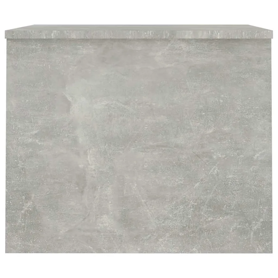 Table basse gris béton 80x50,5x41,5 cm bois d'ingénierie - 5