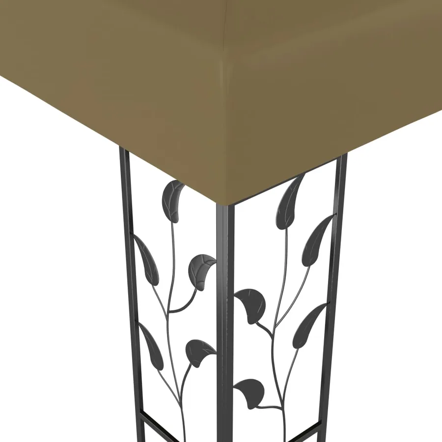 Tonnelle 3x3 m Taupe 180 g/m² - 3