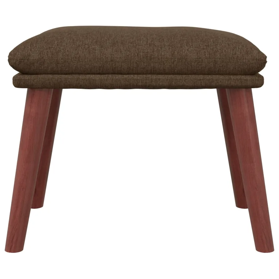 Repose-pied Marron 45x29,5x35 cm Tissu - 3