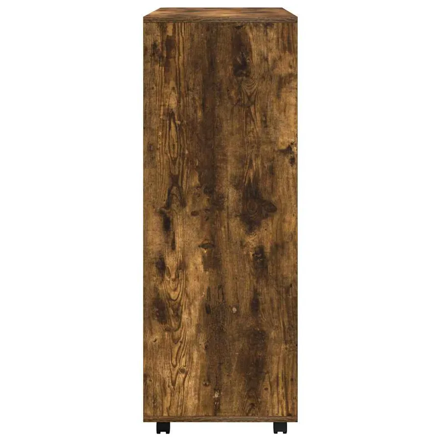 Garde-robe Chêne fumé 80x40x110 cm Bois d'ingénierie - 4
