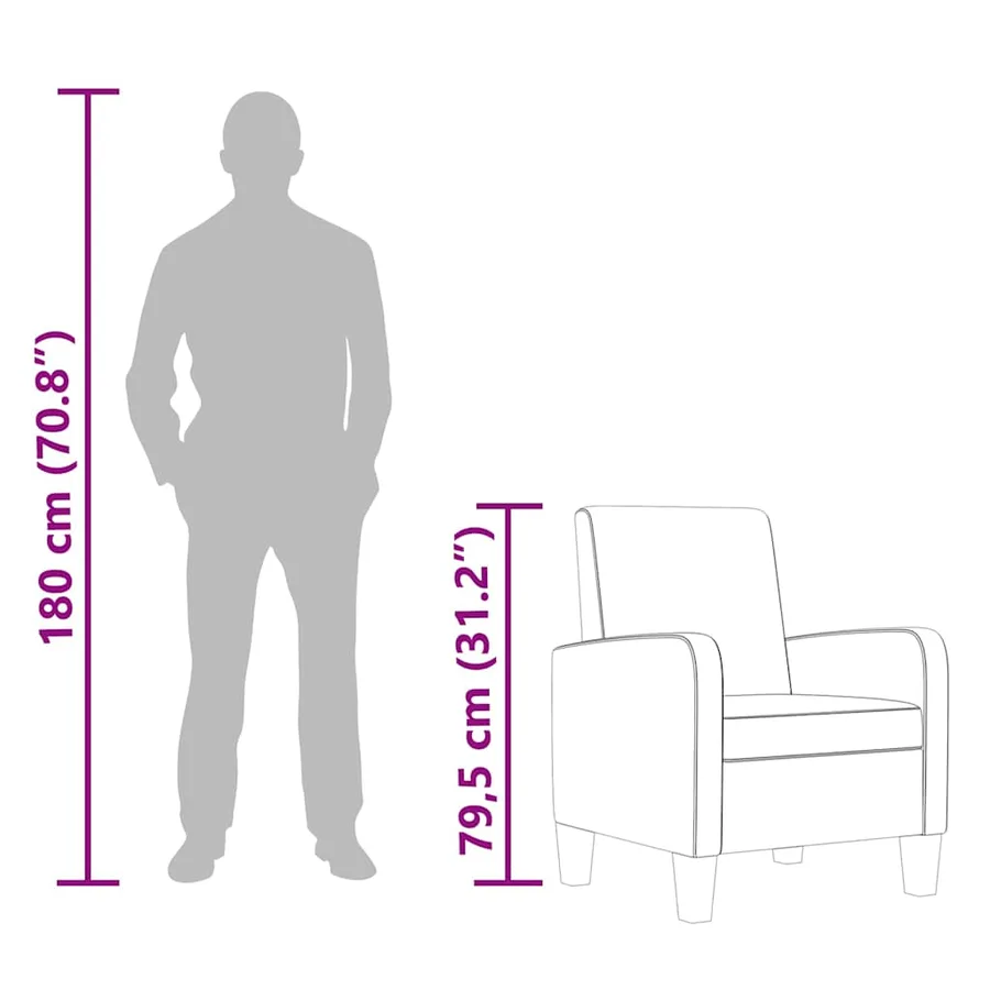 Fauteuil Noir Similicuir - 8