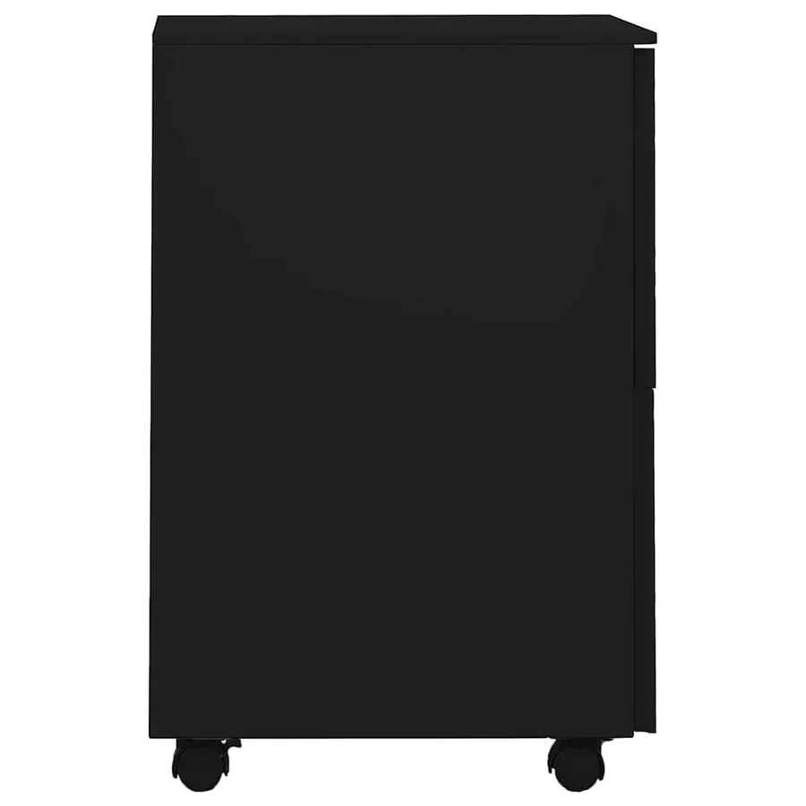 Classeur mobile Noir 39x45x67 cm Acier - 3