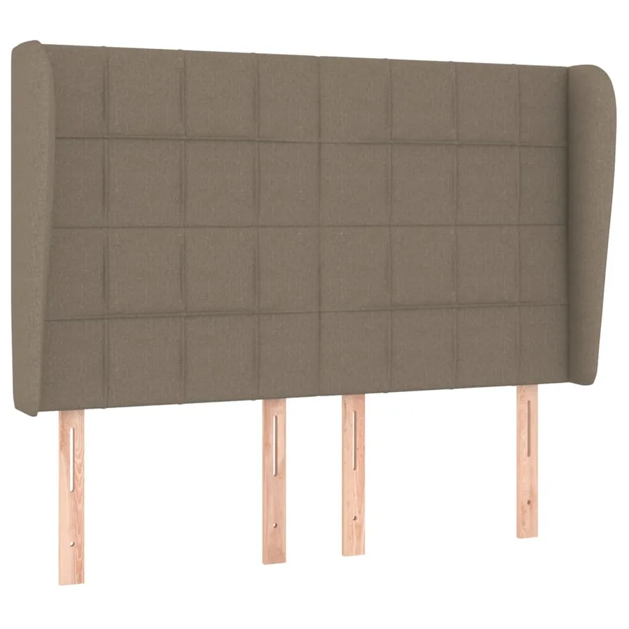 Sommier à lattes de lit avec matelas Taupe 140x200 cm Tissu - 6