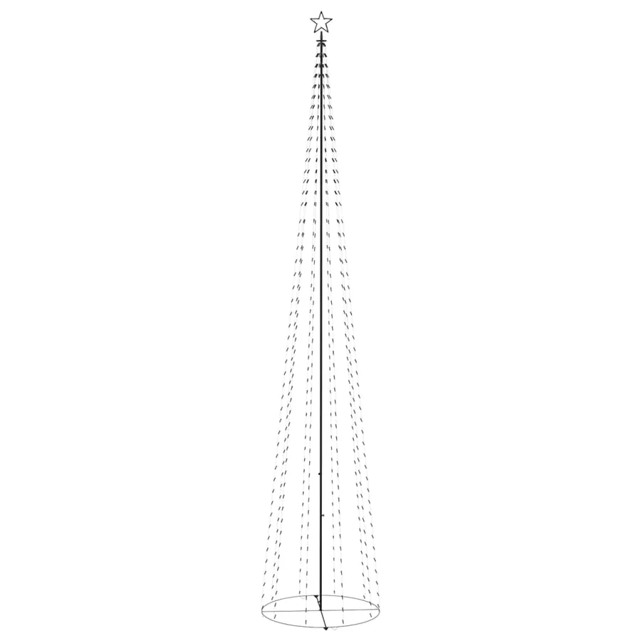 Sapin de Noël cône 752 LED bleues Décoration 160x500 cm - 5
