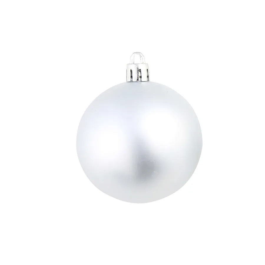 Ensemble de boules de Noël 100 pcs 3/4/6 cm Argenté - 9