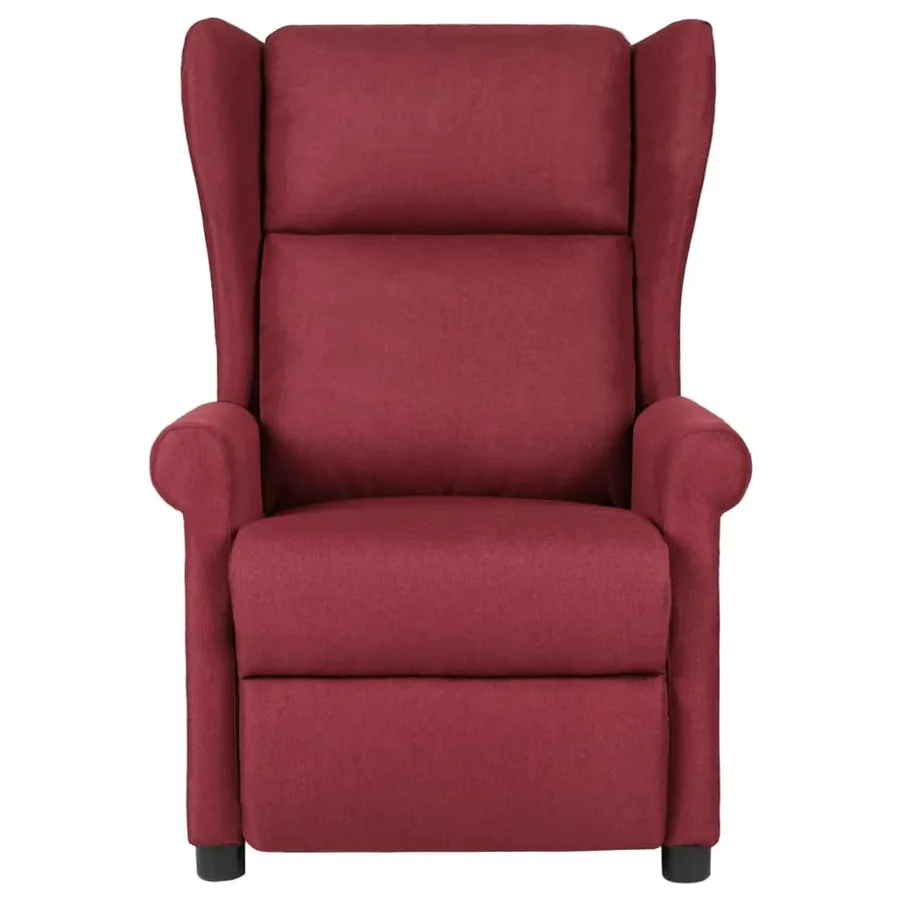 Fauteuil de massage Rouge bordeaux Tissu - 2