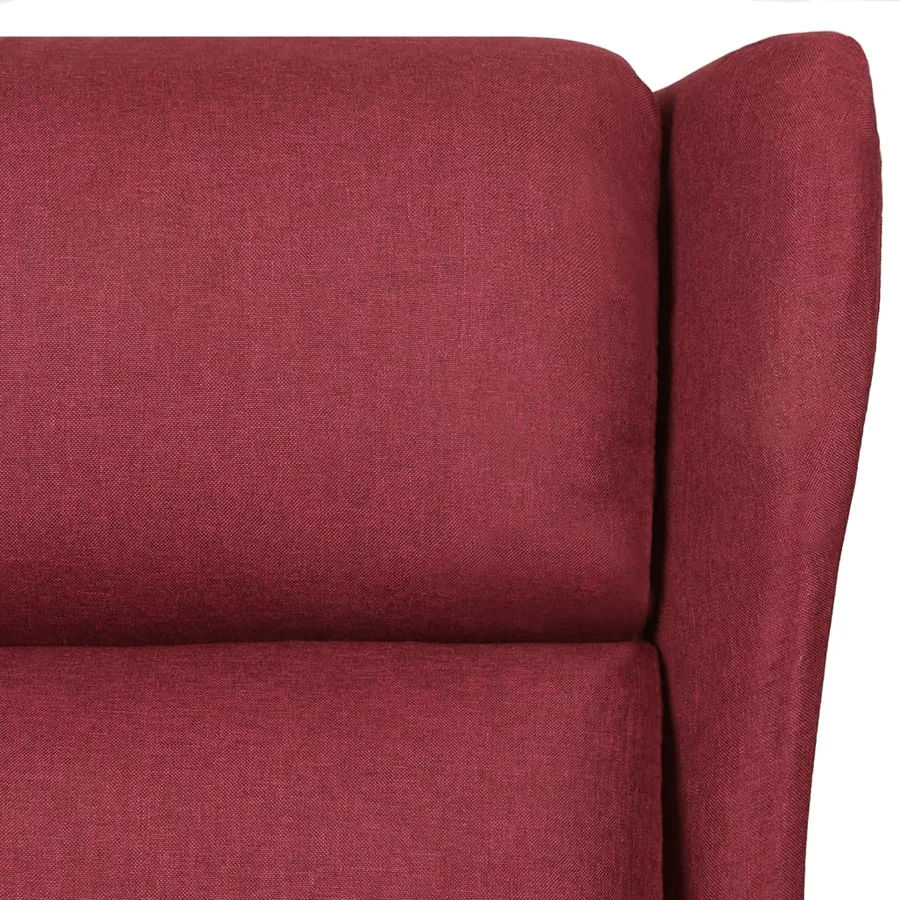 Fauteuil de massage Rouge bordeaux Tissu - 7
