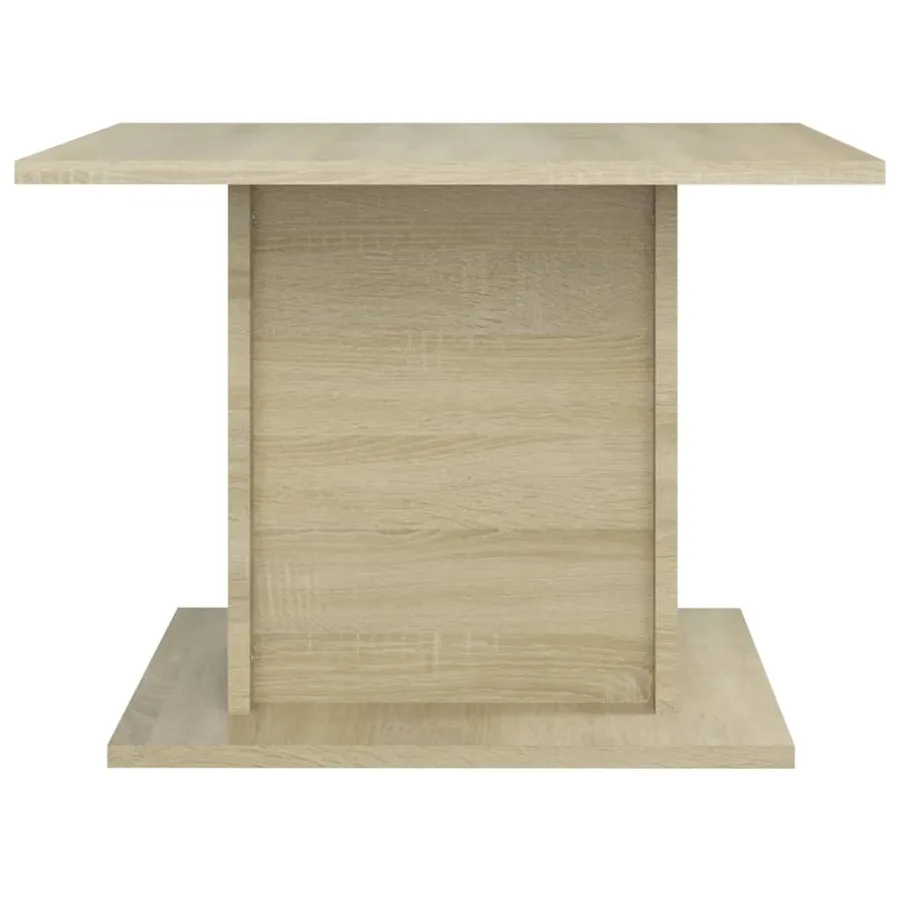 Table basse chêne sonoma 55,5x55,5x40 cm bois d'ingénierie - 4