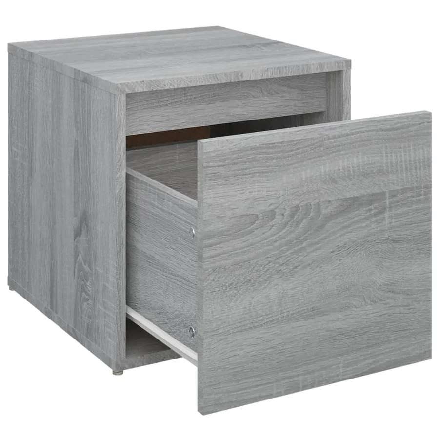 Tiroir boîte Sonoma gris 40,5x40x40 cm Bois d'ingénierie - 6