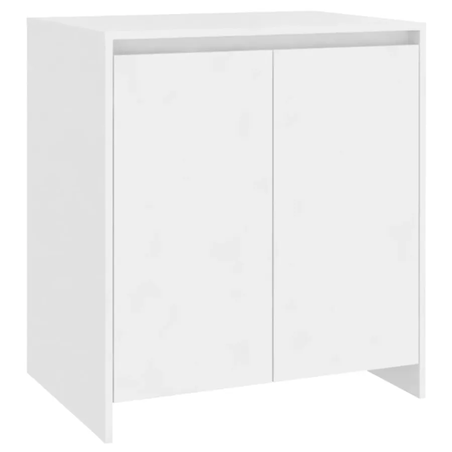 Buffets 3 pcs Blanc Bois d'ingénierie - 5