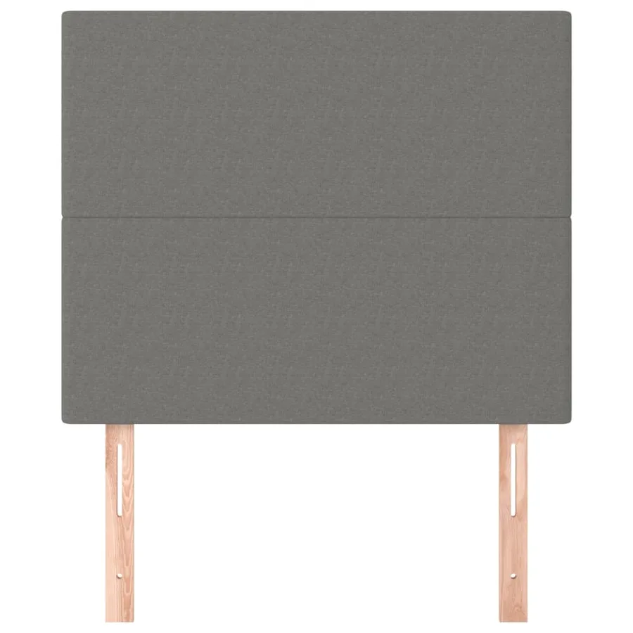 Tête de lit Gris foncé 100x5x118/128 cm Tissu - 3