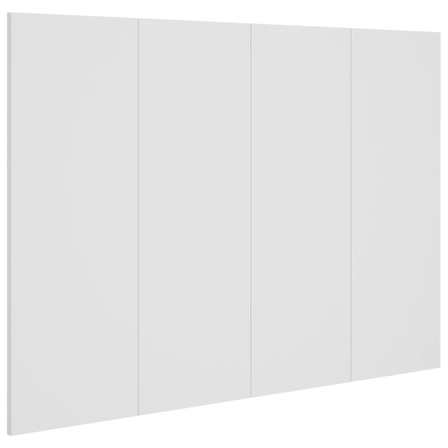 Tête de lit Blanc 120x1,5x80 cm Bois d'ingénierie - 2