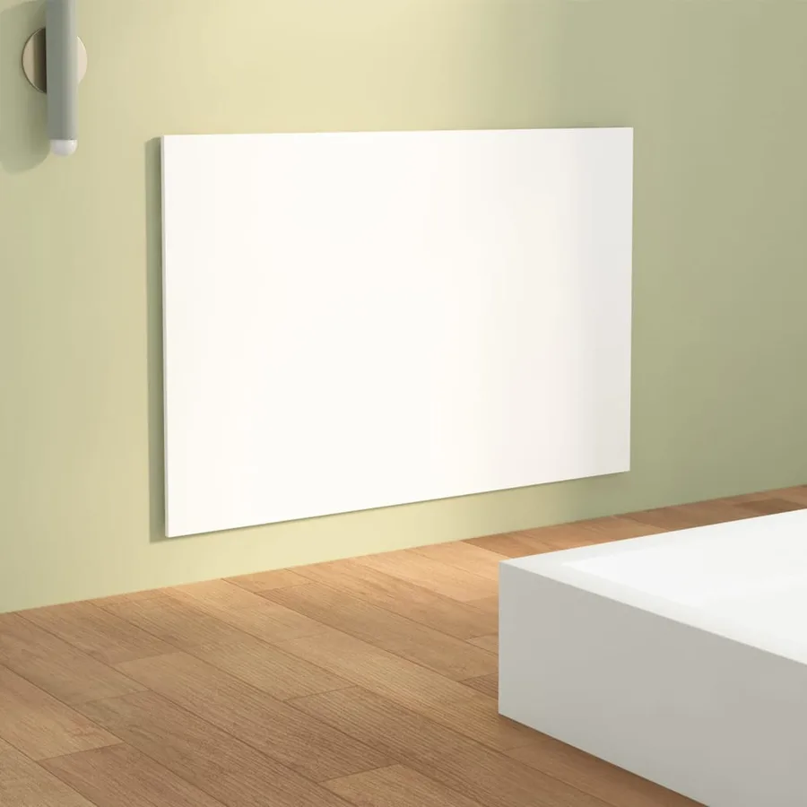 Tête de lit Blanc 120x1,5x80 cm Bois d'ingénierie - 4