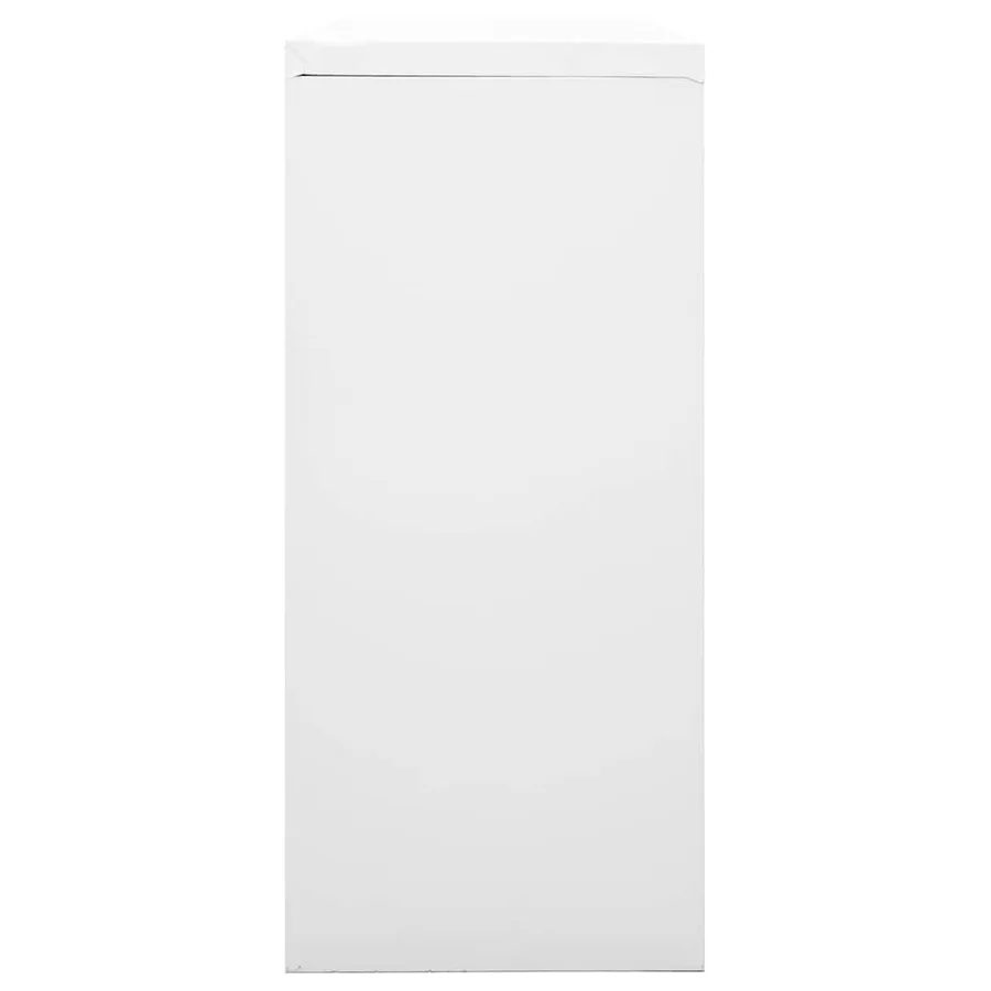 Armoire à portes coulissantes Gris 90x40x90 cm Acier - 3