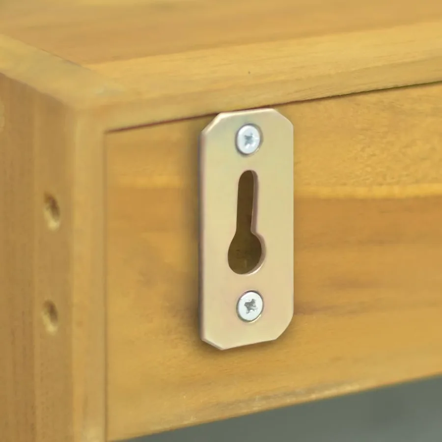 Armoire à miroir 30x10x40 cm Bois de teck solide - 6
