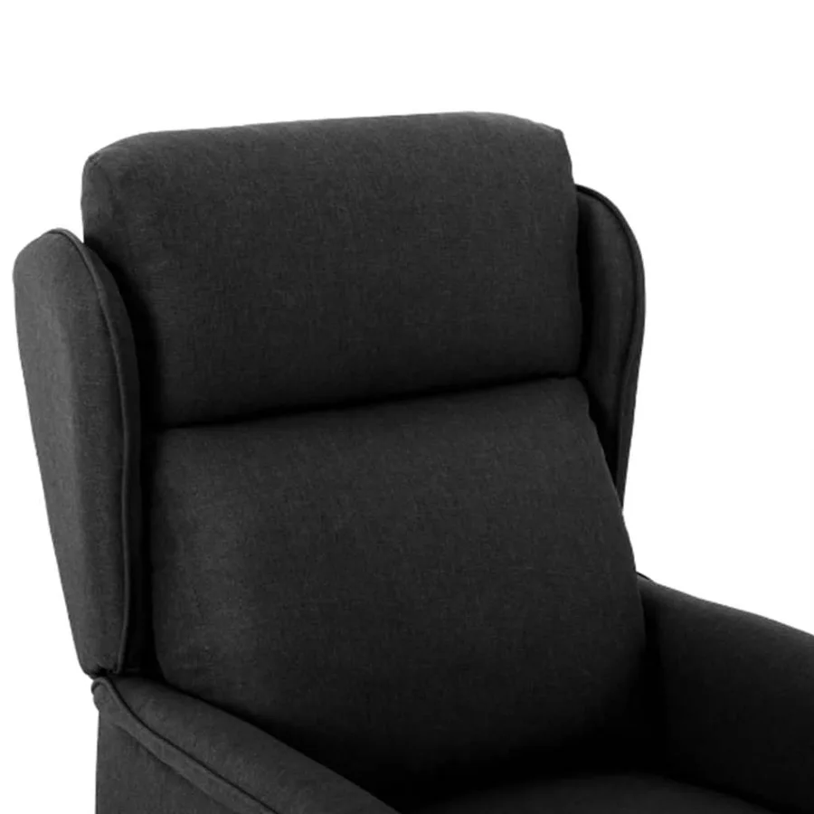 Fauteuil inclinable Noir 66.5 x 94 x 101.5 cm Polyester - 5