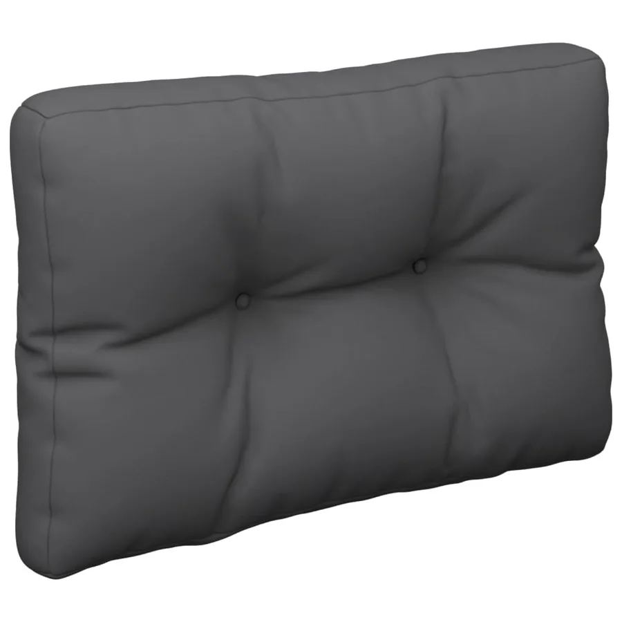 Coussins de palette lot de 2 anthracite tissu - 5