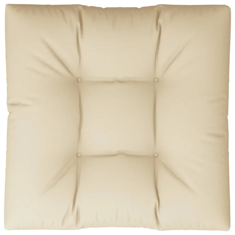 Coussin de canapé palette beige 70x70x12 cm - 6