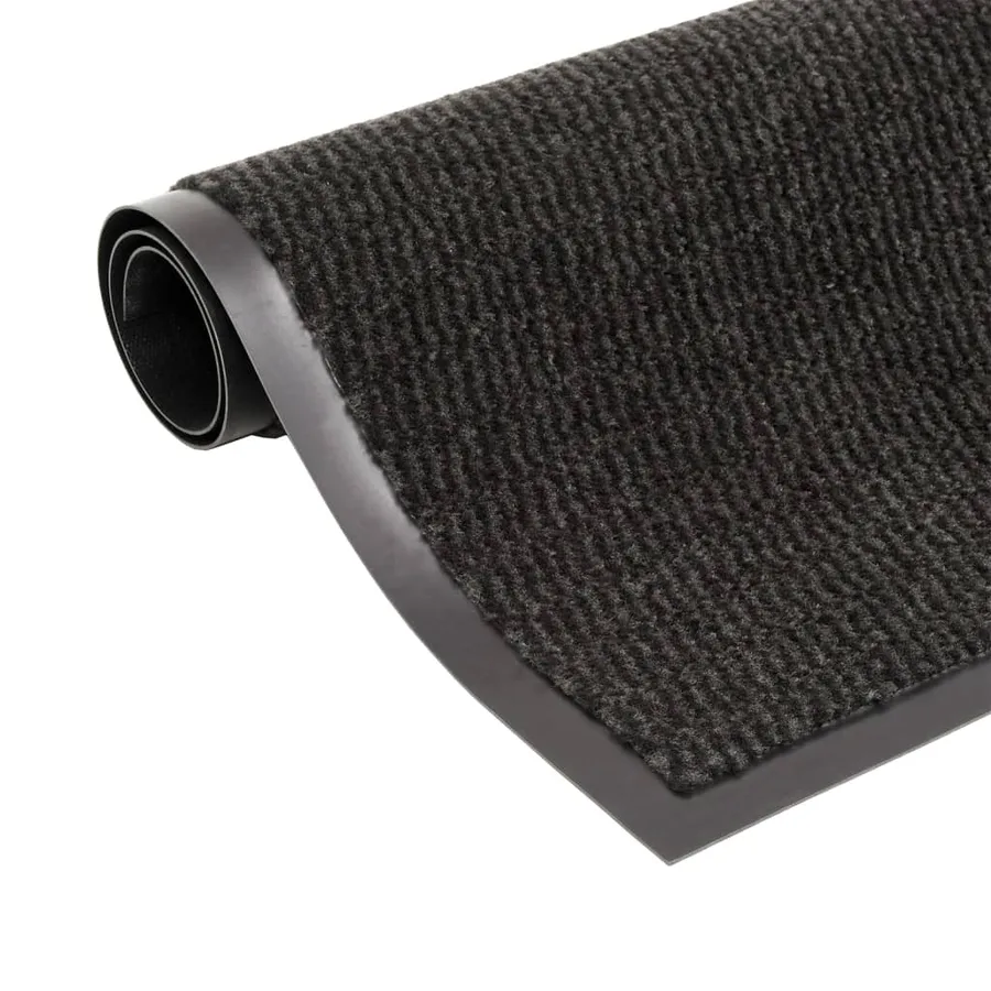 Paillassons rectangulaires 2 pcs 40 x 60 cm Noir - 2