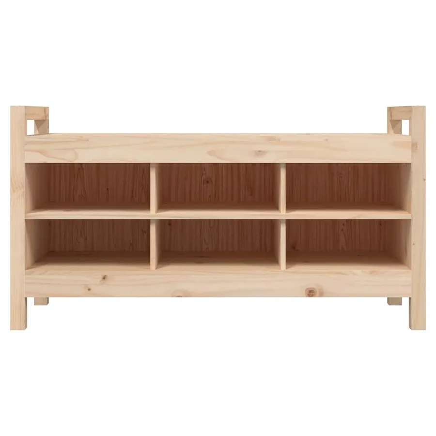 Banc d'entrée 110x40x60 cm Bois de pin massif - 3