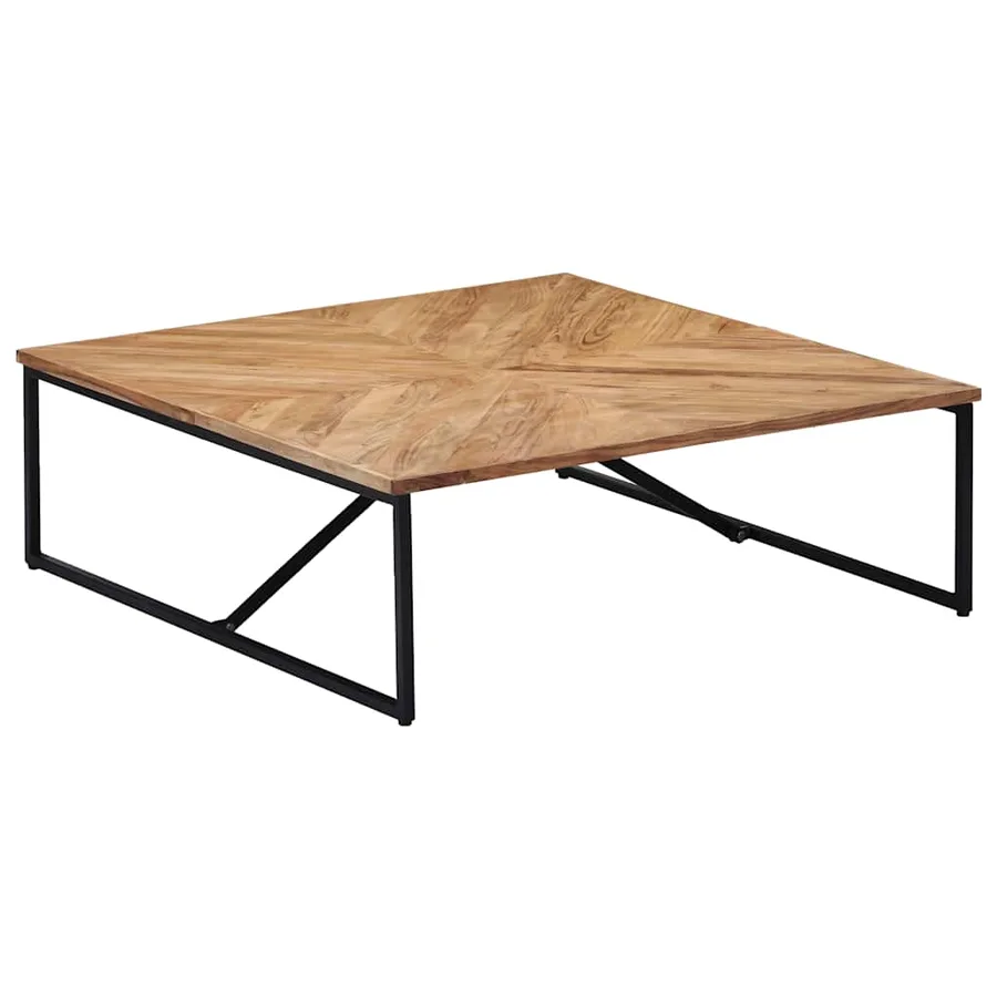Table basse 110x110x36 cm Bois d'acacia solide - 10