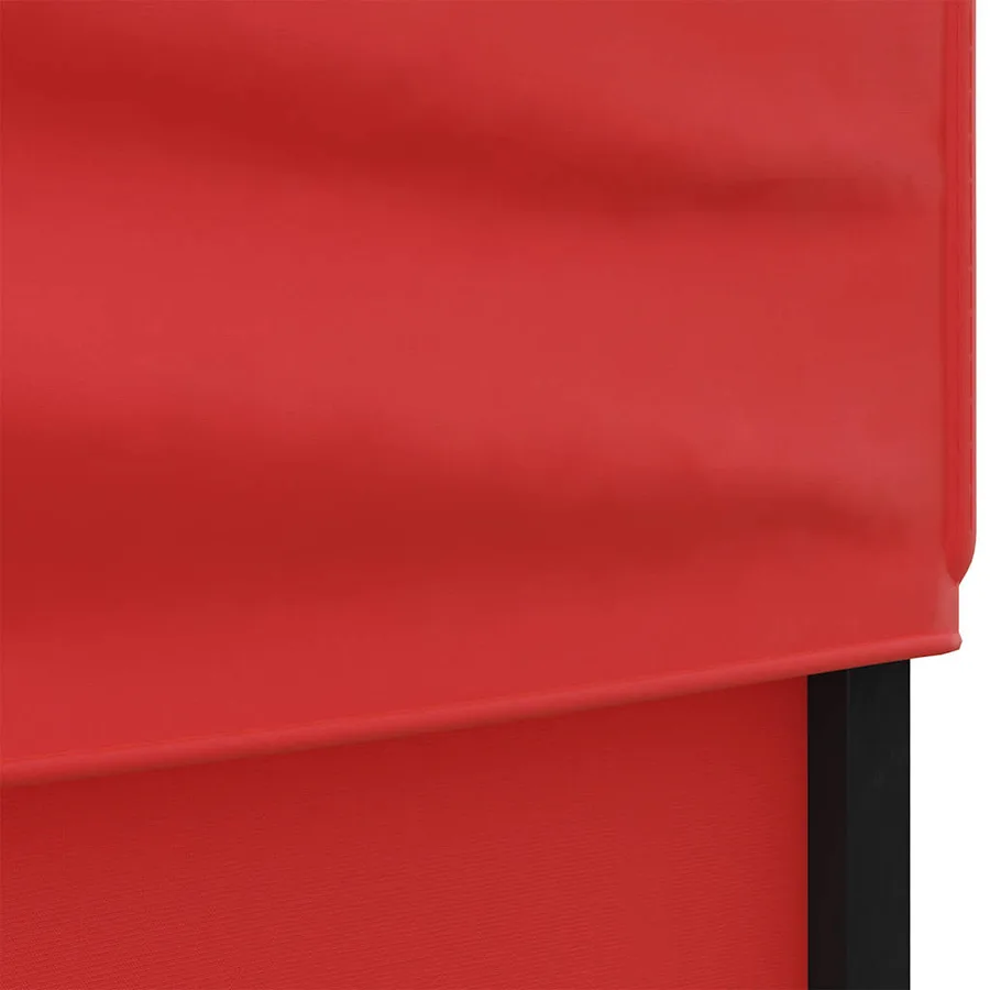 Tente de réception pliable avec parois Rouge 3x6 m - 6