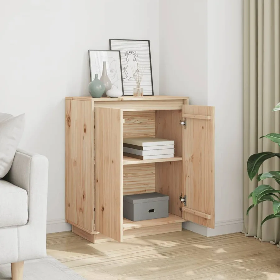 Buffet 60x34x75 cm Bois massif de pin - 3