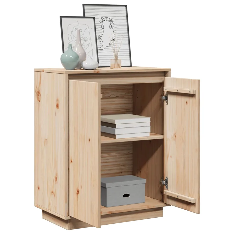 Buffet 60x34x75 cm Bois massif de pin - 5