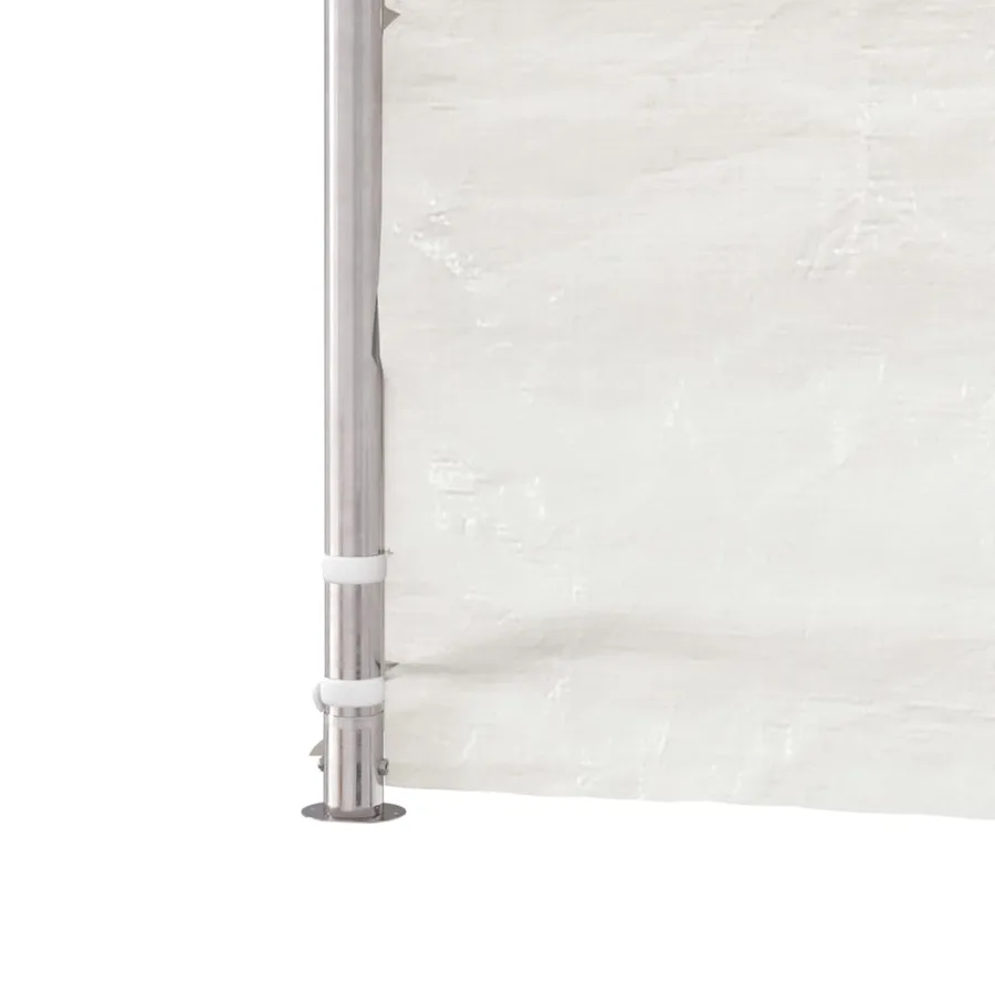 Belvédère avec toit blanc 8,92x2,28x2,69 m polyéthylène - 6