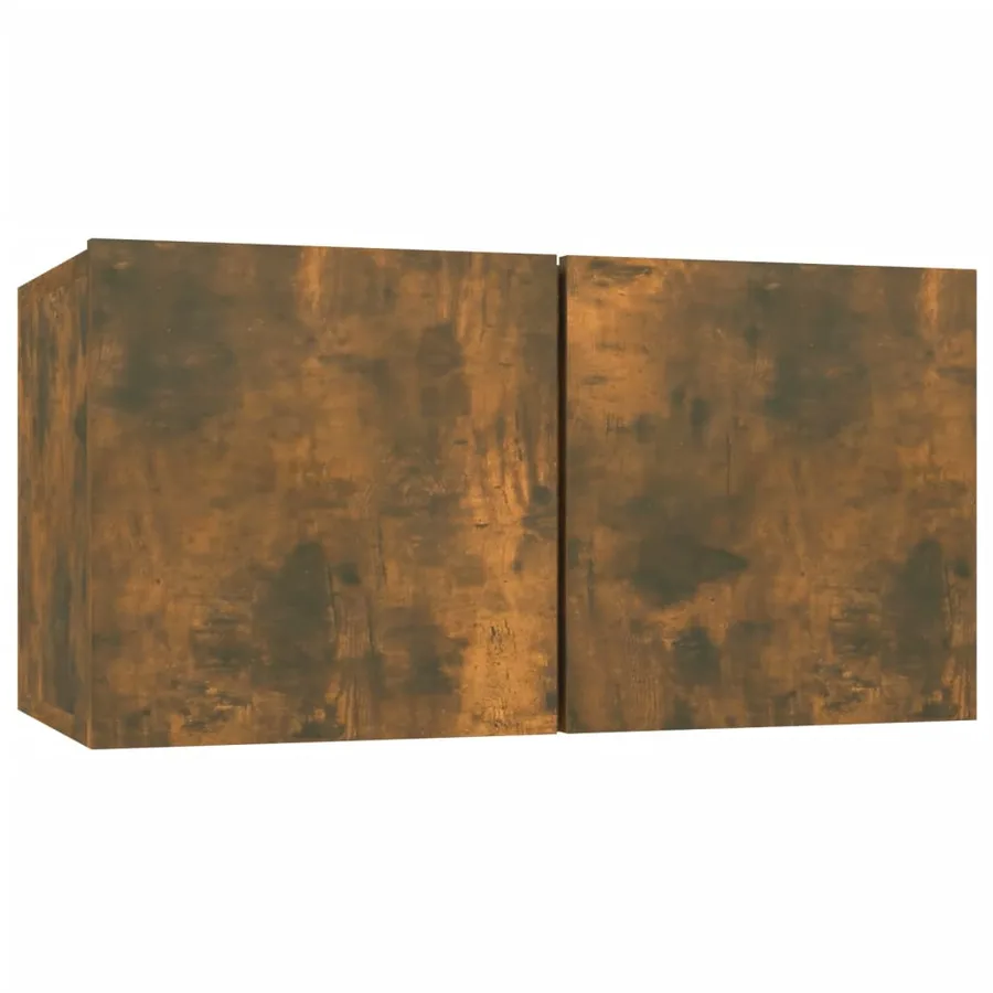 Ensemble de meubles TV 7 pcs Chêne fumé Bois d'ingénierie - 5