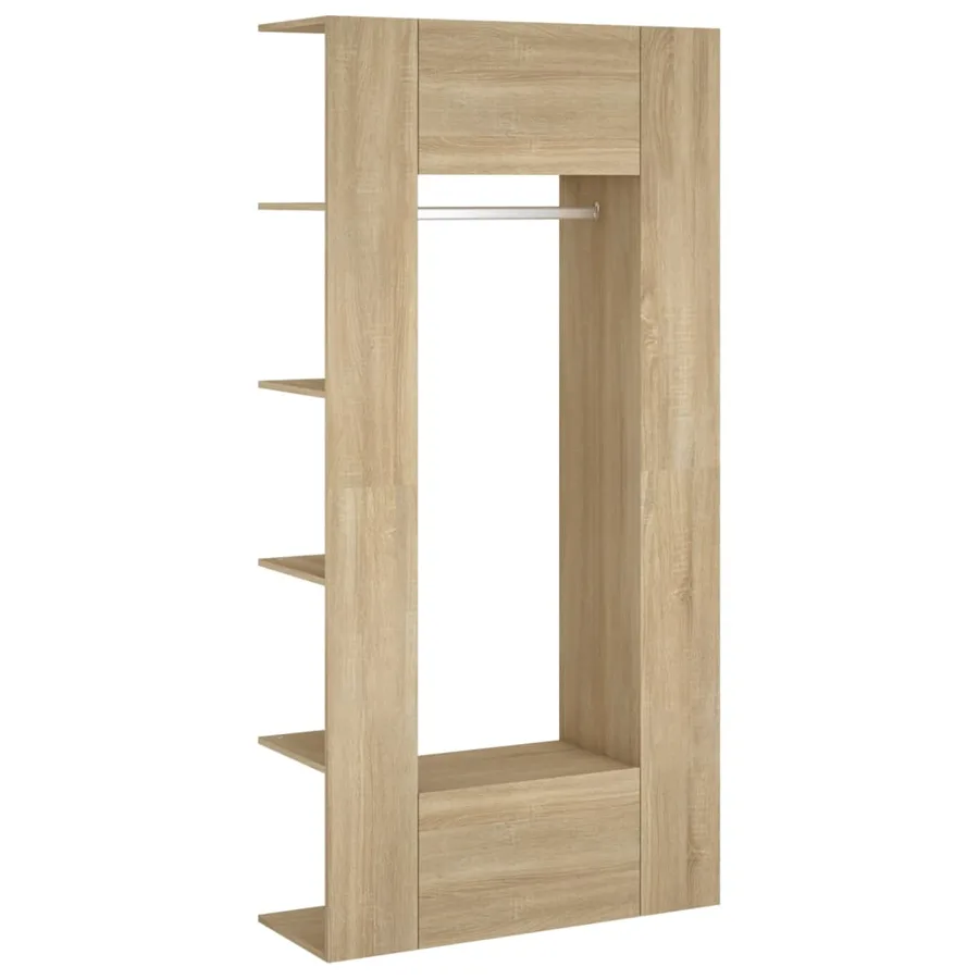 Armoires de couloir 2 pcs chêne sonoma bois d'ingénierie - 2