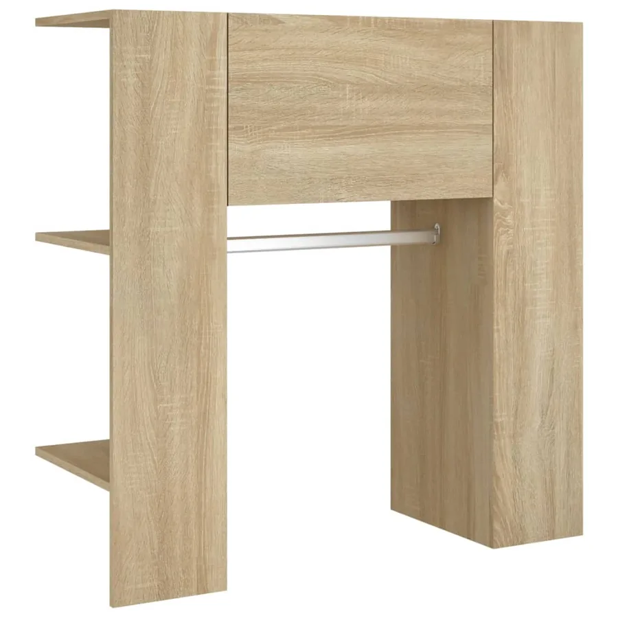 Armoires de couloir 2 pcs chêne sonoma bois d'ingénierie - 6