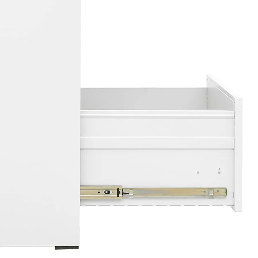 Classeur Blanc 46x62x133 cm Acier - 6