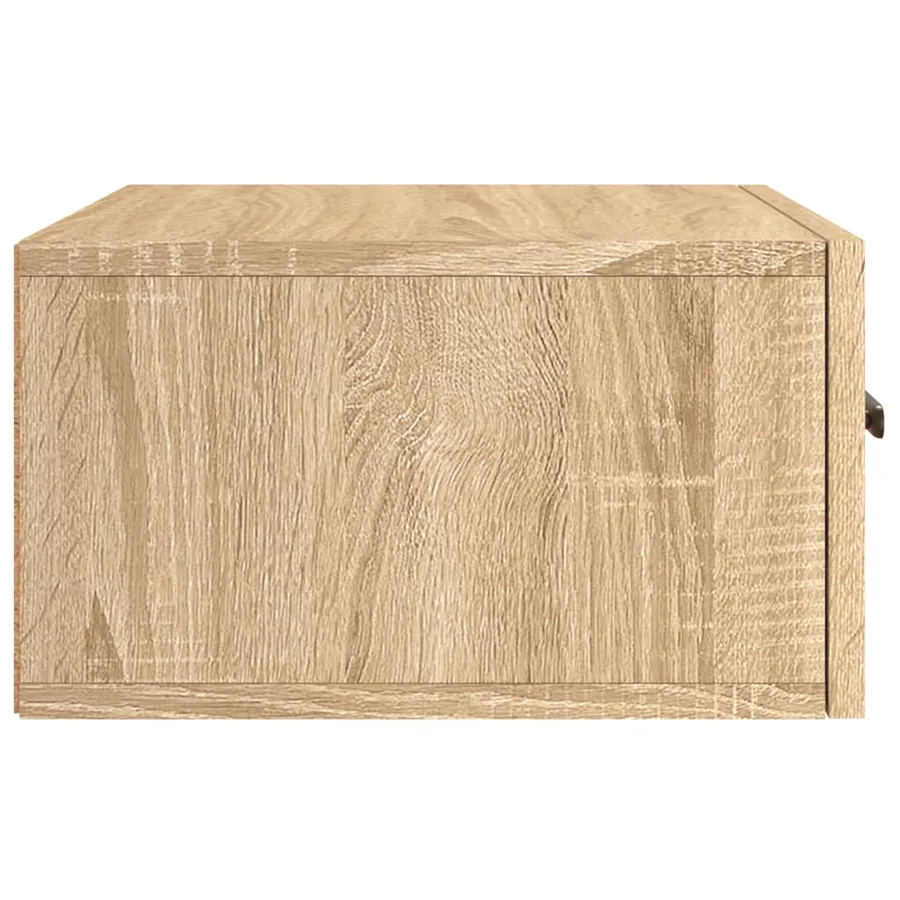 Tables de chevet murales 2 pcs chêne sonoma 35x35x20 cm - 8