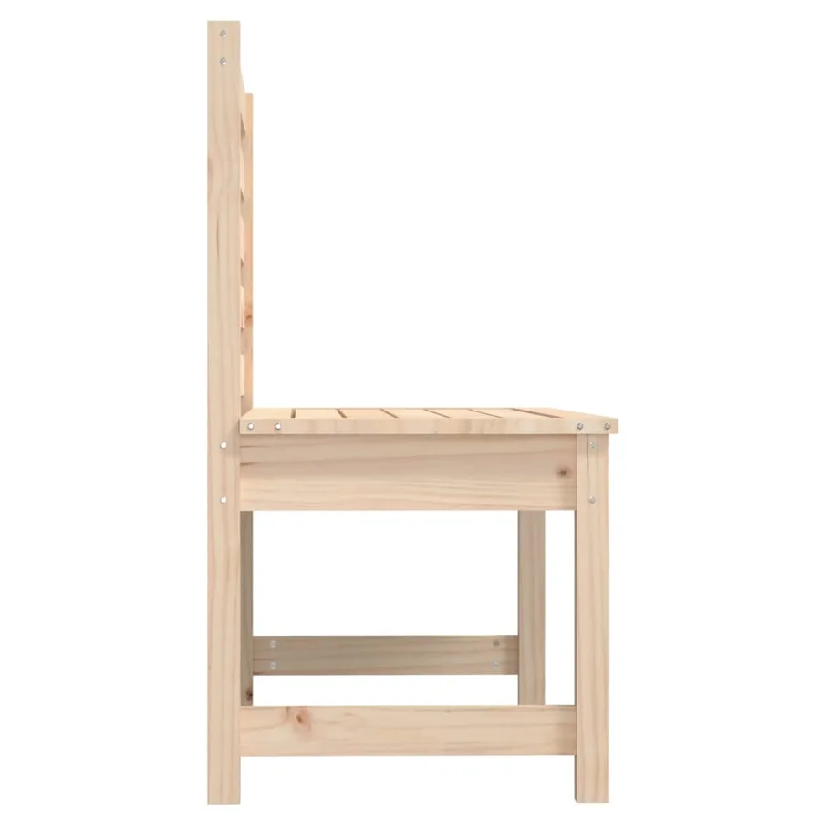 Banc de jardin 109 cm bois massif de pin - 5