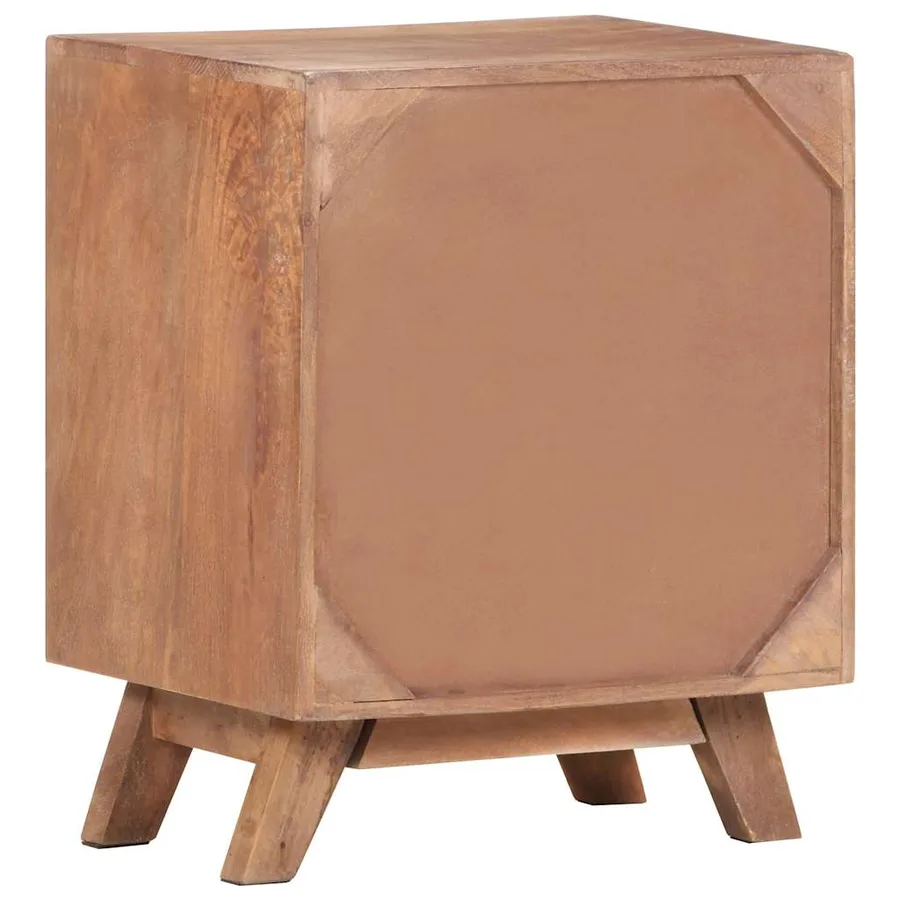 Table de chevet 40x30x50 cm Bois de manguier massif - 3