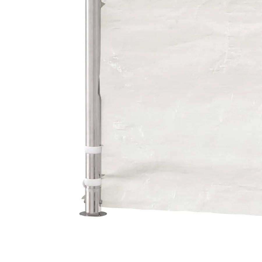 Belvédère avec toit blanc 2,28x2,23x2,69 m polyéthylène - 5