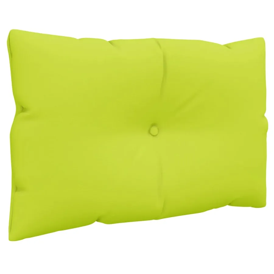 Coussins de palette lot de 2 vert vif tissu - 4
